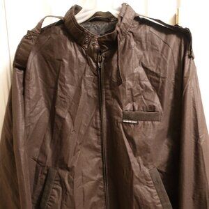 Members Only Black Windbreaker Size 42